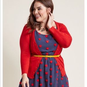 Fervour— Red Cardigan —Size XL